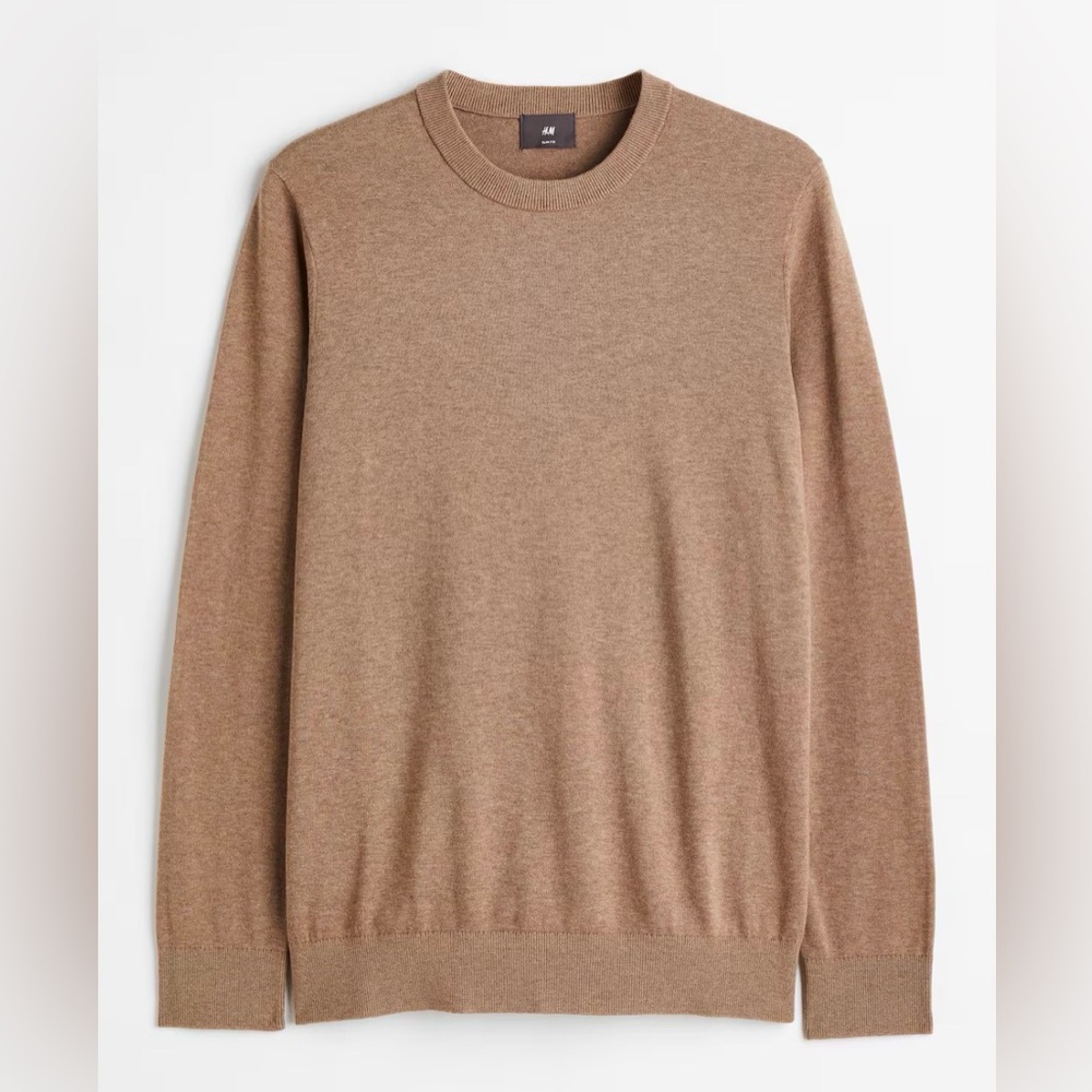 H&M Brown Crewneck Sweater